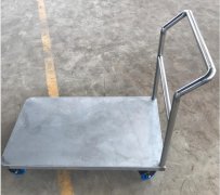 医药店定制单层不锈钢周转手推车
